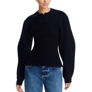 Proenza Schouler Structured Black Carolina Sweater Size S