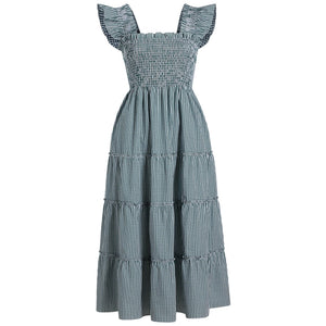 Hill House Home Gingham Green Ellie Dress Size XS