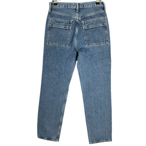 Agolde Utility Blue Cooper Cargo Denim Jeans Size 25