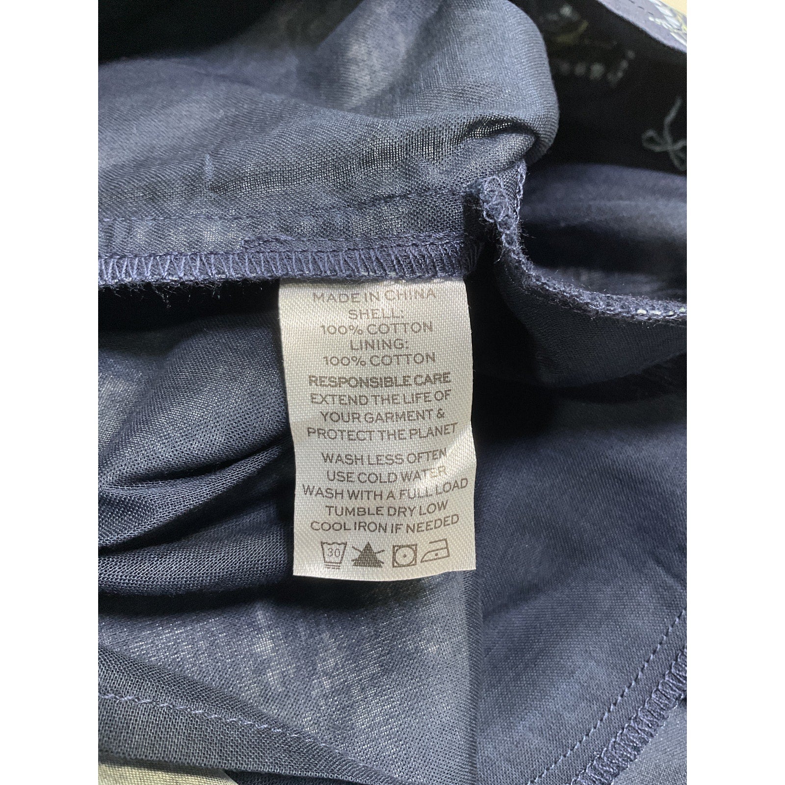 Hill House Home 'The Leo' Blue Cotton Short Size L