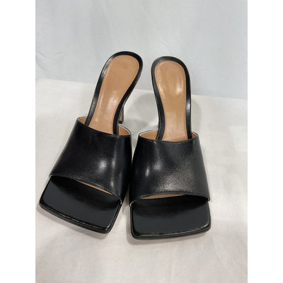 Bottega Veneta Black Leather Mules - Size 8