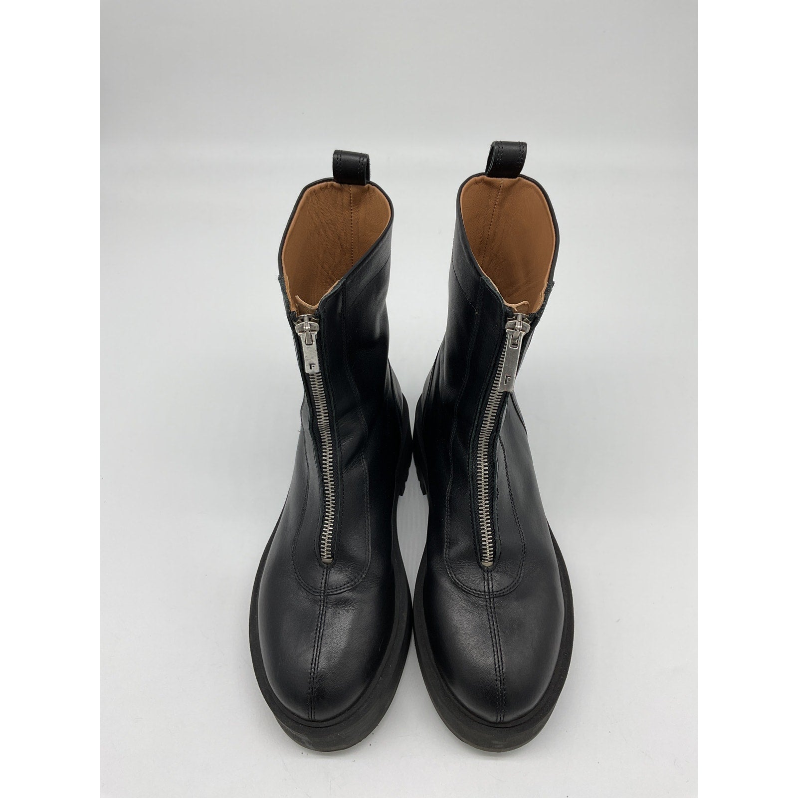 Flattered 'Alma' Black Leather Boot Size 6