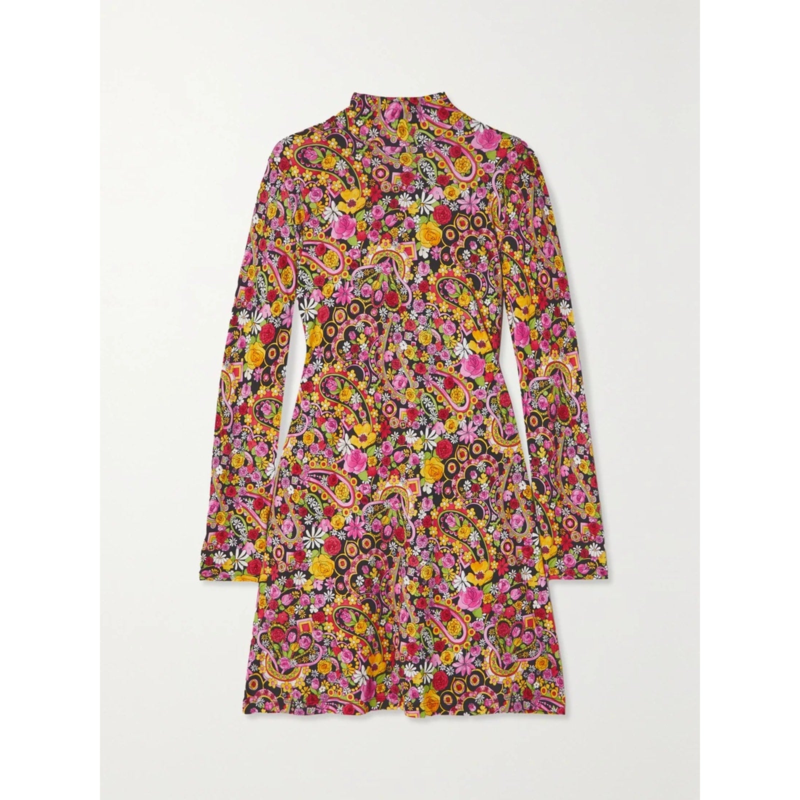 La Doublej Suitcase Pink Paisley Print Jersey Dress Size S - NWT