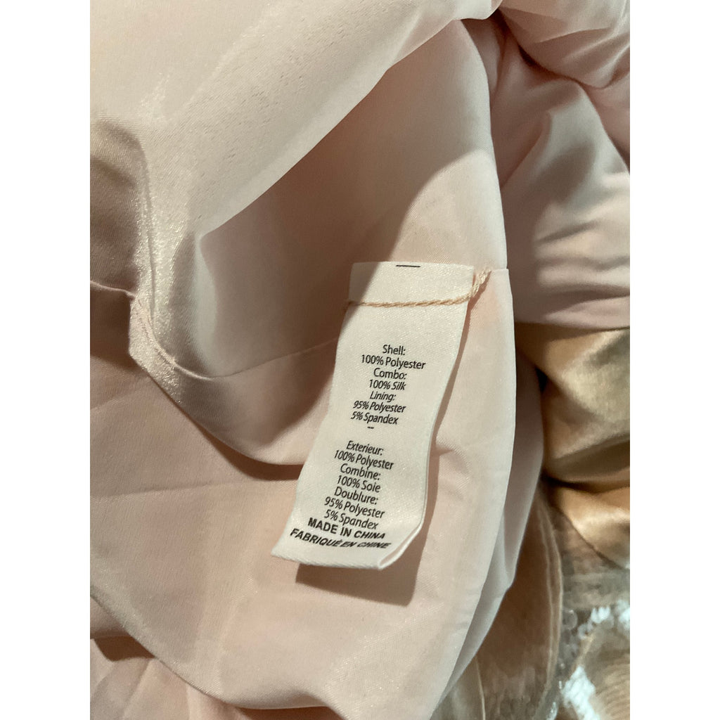Cinq A Sept 'Kimmi' Pink Polyester Sequin Blazer Size 4