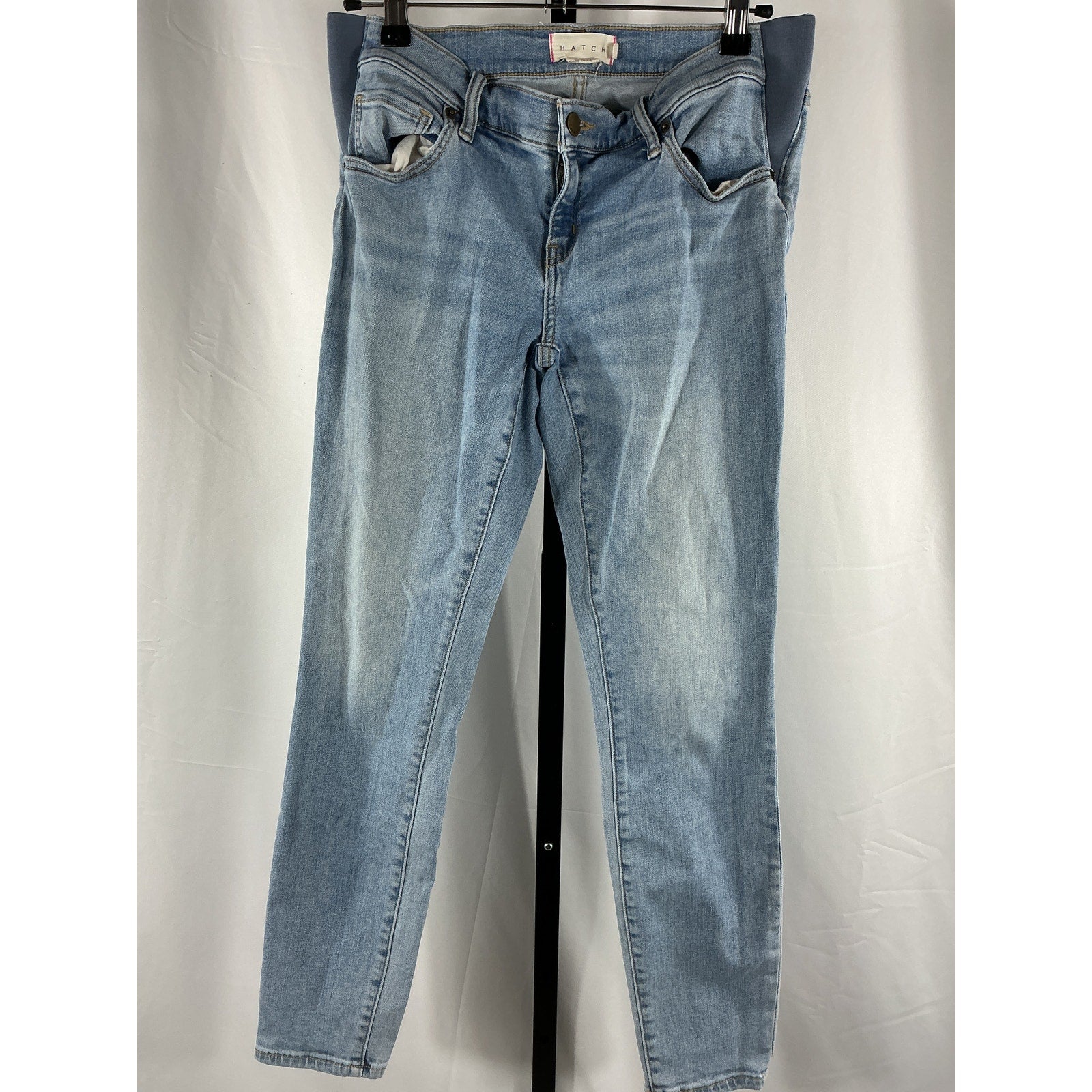Hatch 'The Slim' Blue Cotton Maternity Denim Jean Size 27
