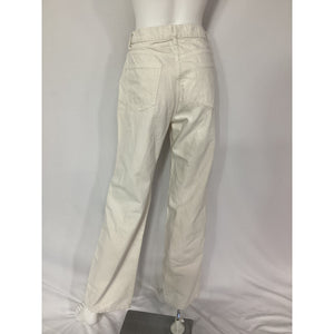 Reformation 'Val 90s' White Mid Rise Straight Denim Jeans Size 28