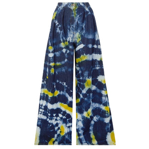 Alanui Tie-Dyed Blue Moonrise Denim Jeans Size 27