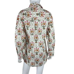 Favorite Daughter Printed Floral Mosaic Willow Shacket Size XS NWT