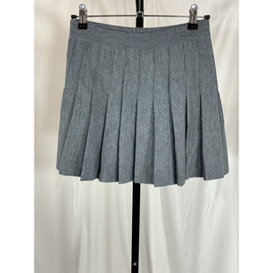 Reformation 'Mina' Grey Regenerative Merino Pleated Skirt Size XS - NWT