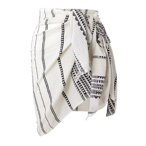 Lemlem Striped Beige Lema Pareo