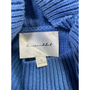 Line & Dot 'Hannah' Blue Rayon Blend Sweater Size S