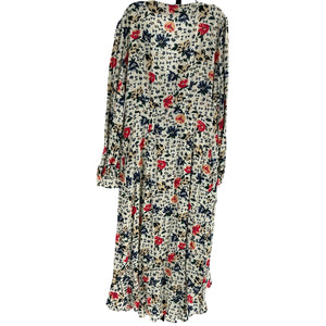 Ba&sh Wrap Effect Ivory Paloma Midi Dress Size 1