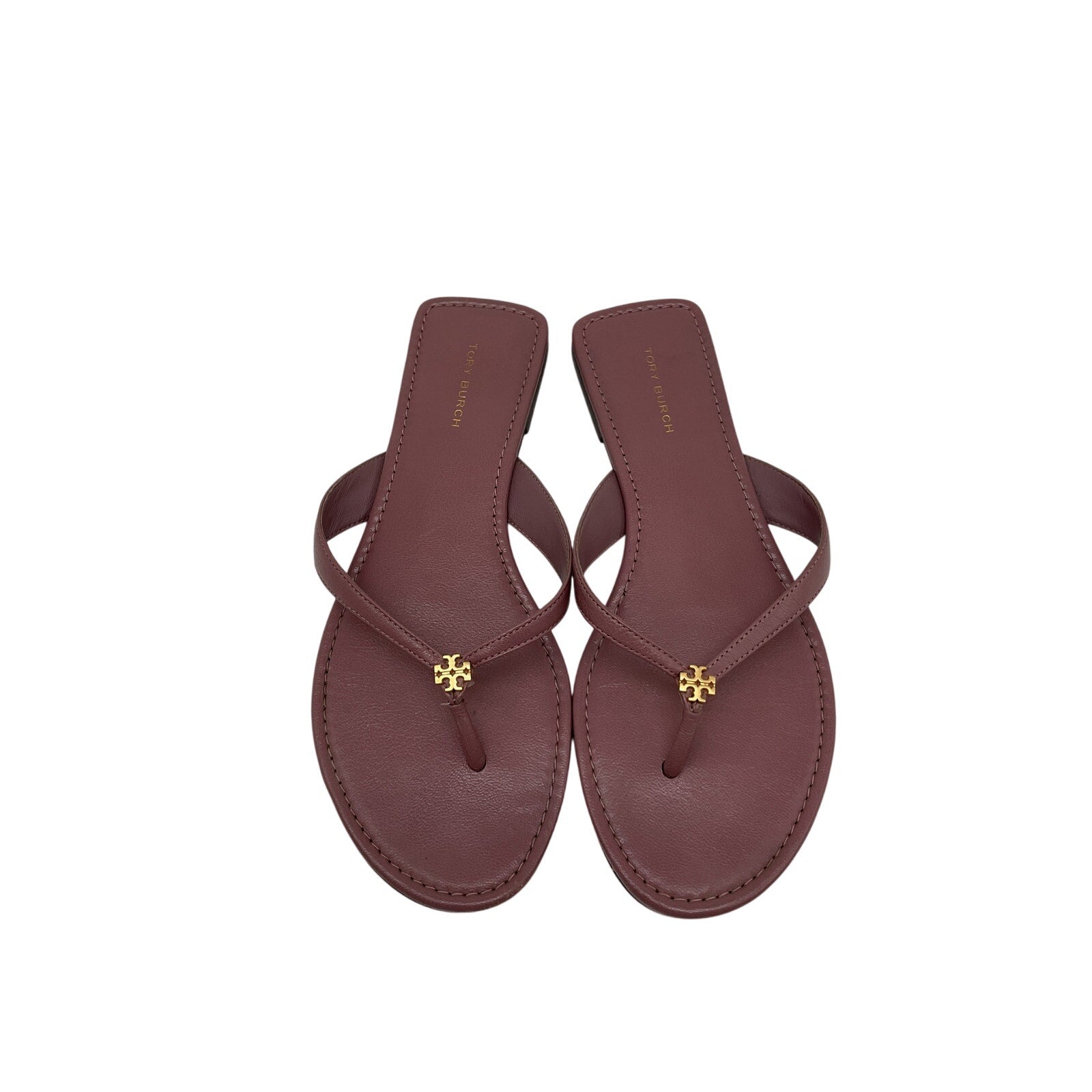 Tory Burch Purple Leather Classic Flip-Flop Flat Size 7