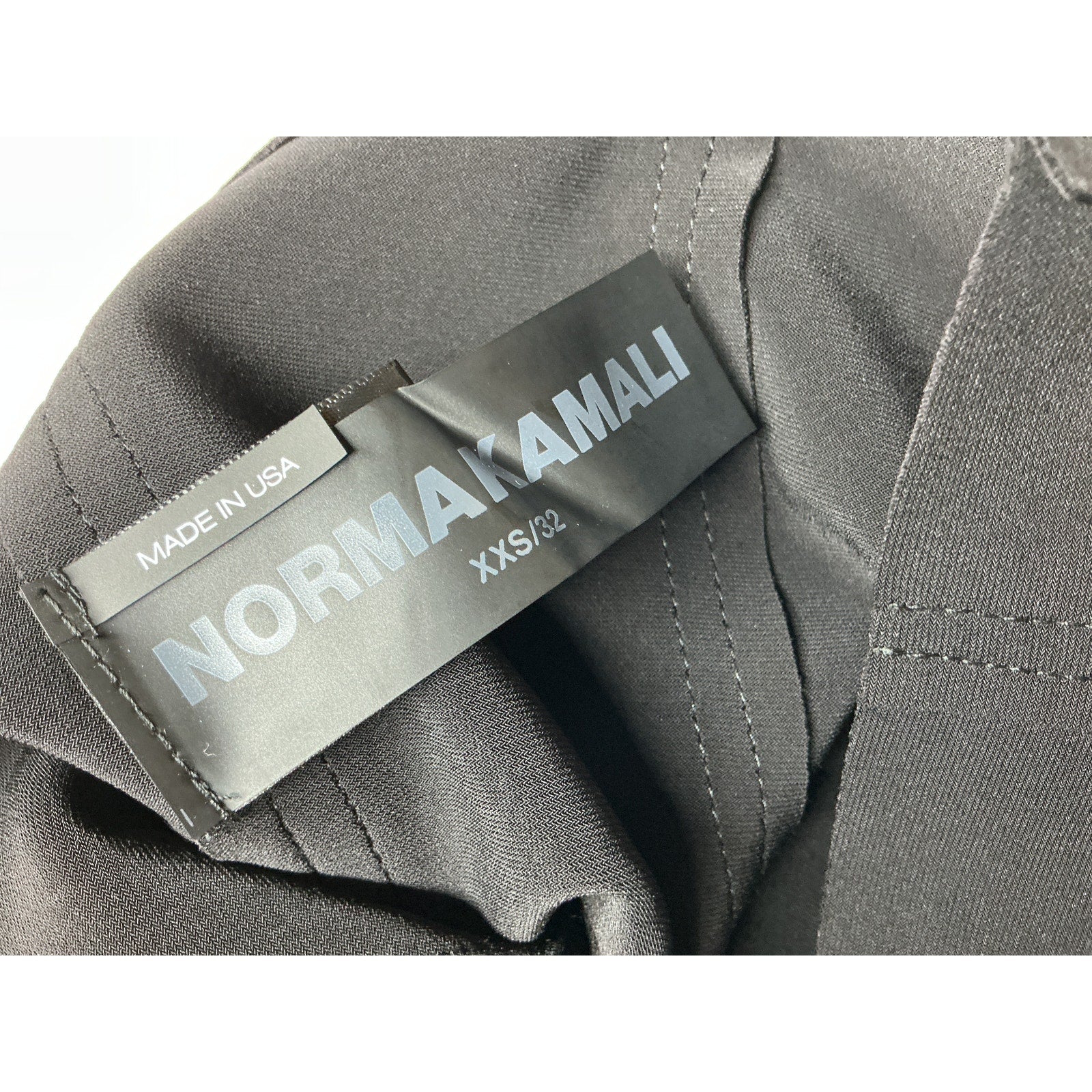 Norma Kamali Simple Black Polyester Vest Size XXS