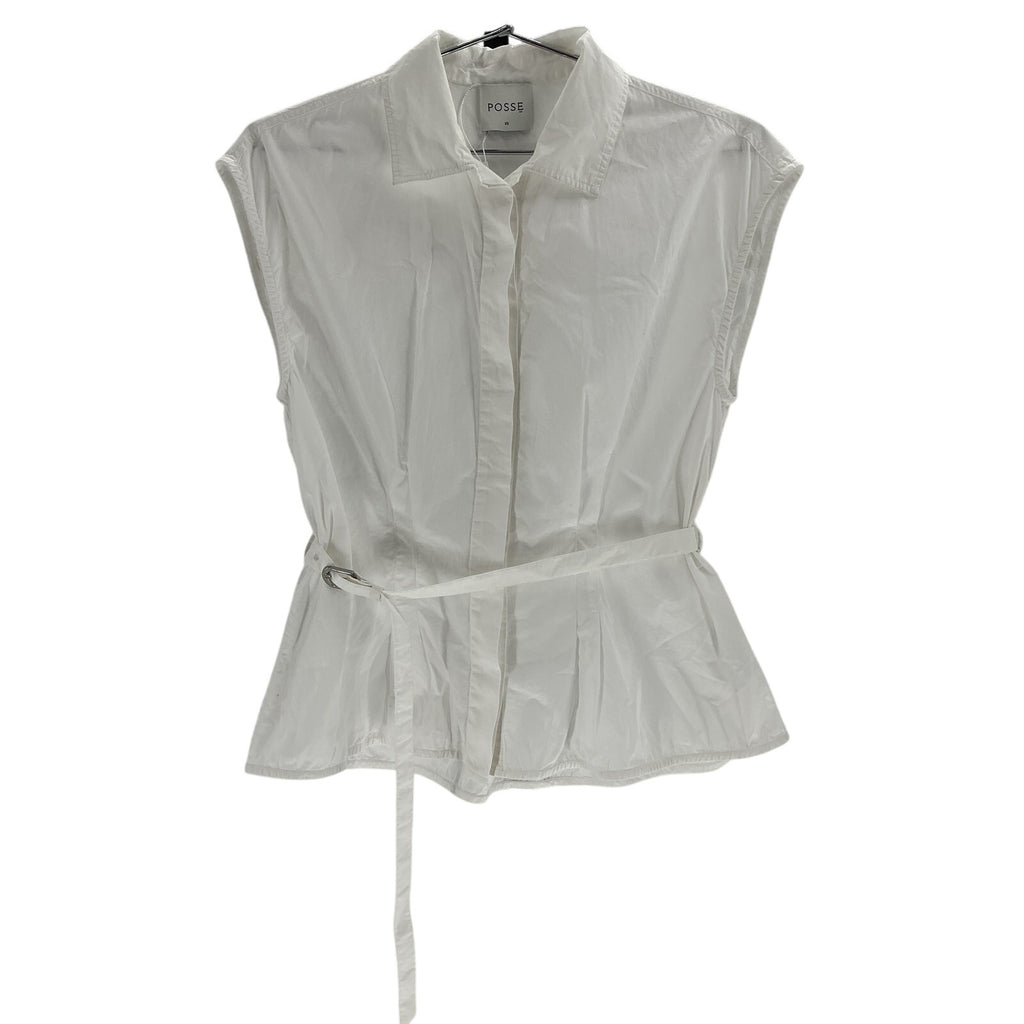 Posse 'Juno' White Cotton Shirt Size XS