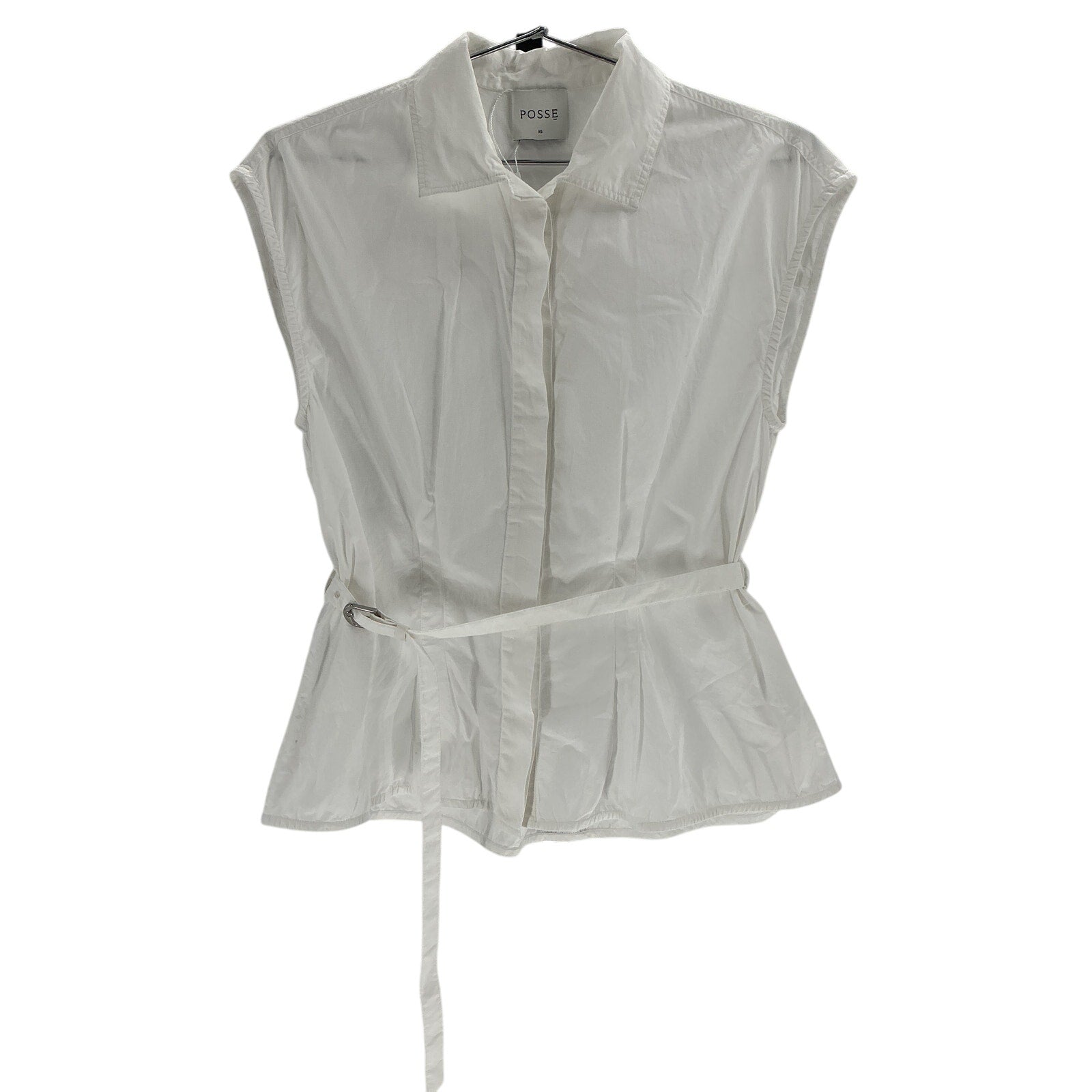 Posse 'Juno' White Cotton Shirt Size XS