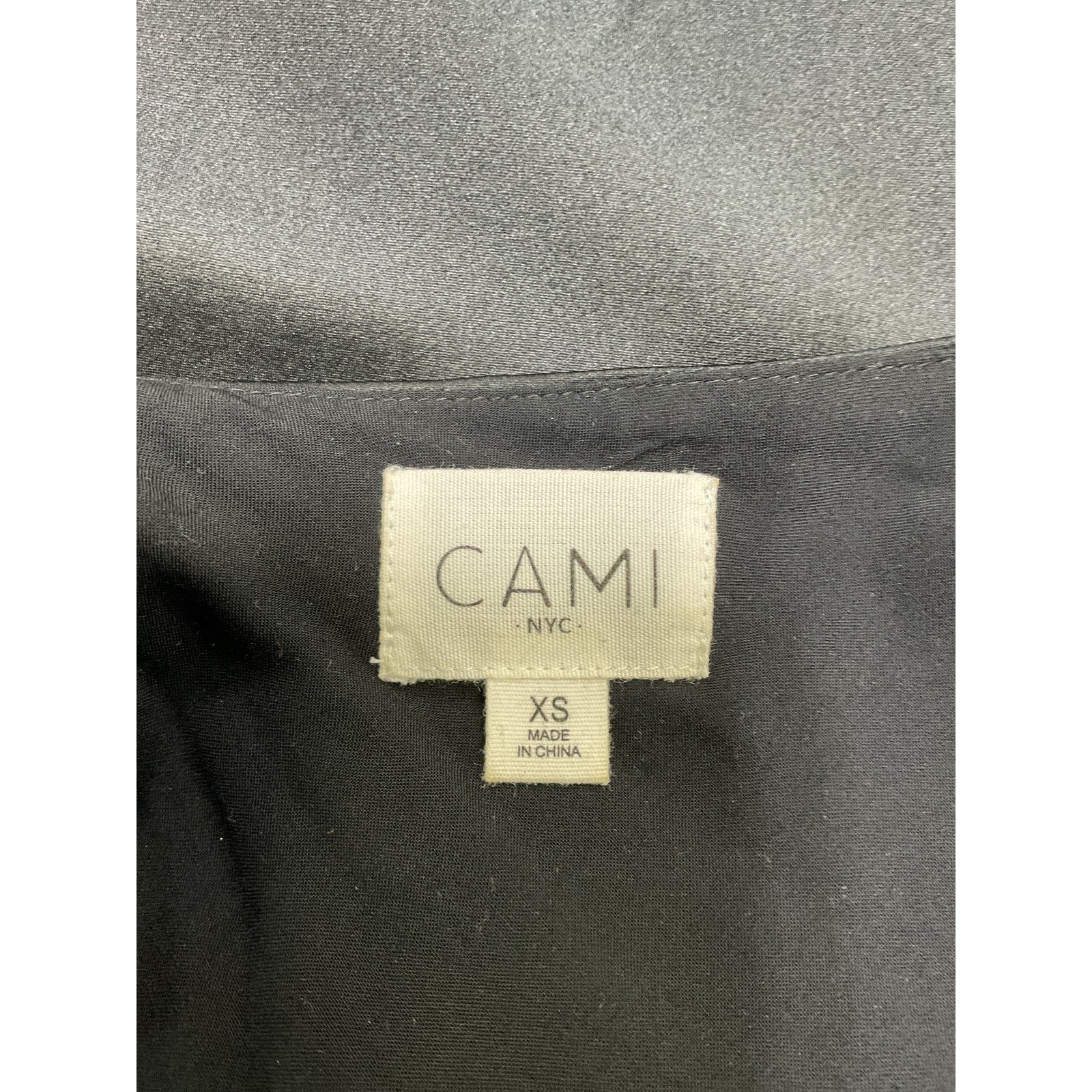 Cami Nyc 'The Busy' Black Silk Cami Top Size XS