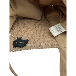 Majorelle 'Emily' Tan Viscose Top Size M