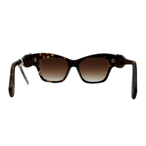 Marc Jacobs Chic Brown Cat-Eye Sunglasses