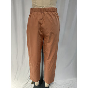 Swf 'Trouser' Tan Cotton Poplin Pants Size M