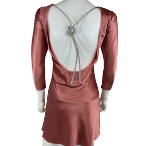 Cult Gaia Satin Pink Milla Dress Size 0