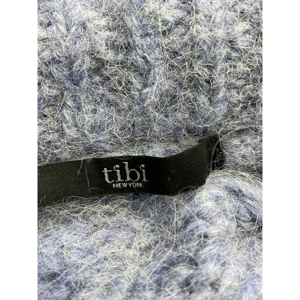 Tibi Blue Cowl Neck Sweater Size M