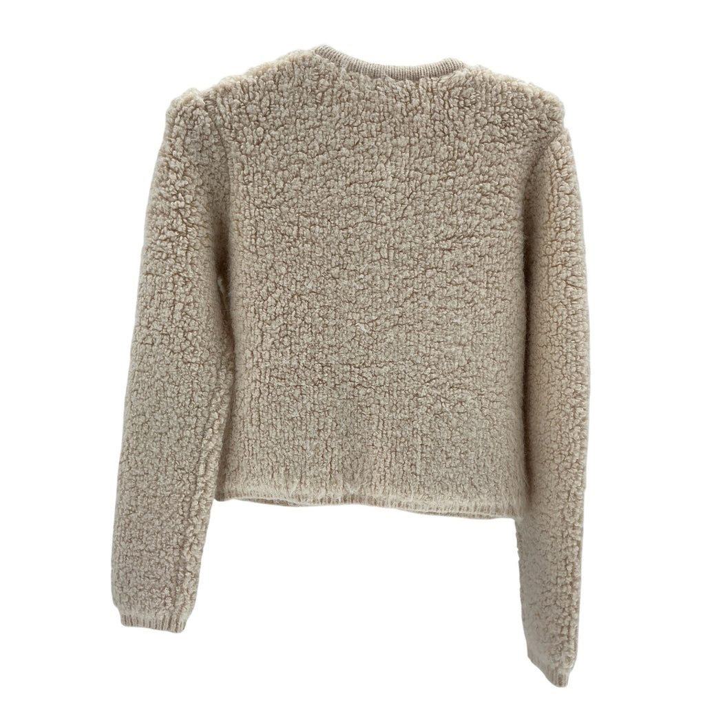 Astr The Label 'Myrtle' Beige Nylon Cardigan Sweater Size XS