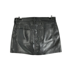 Agolde Recycled Black Liv Mini Skirt Size 27