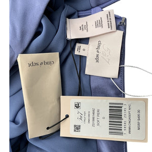 Cinq à Sept Satin Purple Dinah Dress Size 0