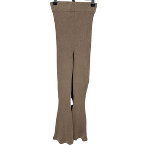 L'Academie Ribbed Beige Mattia Pants Size XS