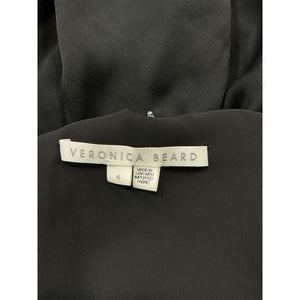 Veronica Beard 'Kusumi' Black Halterneck Sleeveless Top Size 6