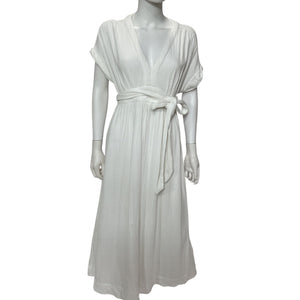 Hatch Flowy White Rosa Dress Size 1
