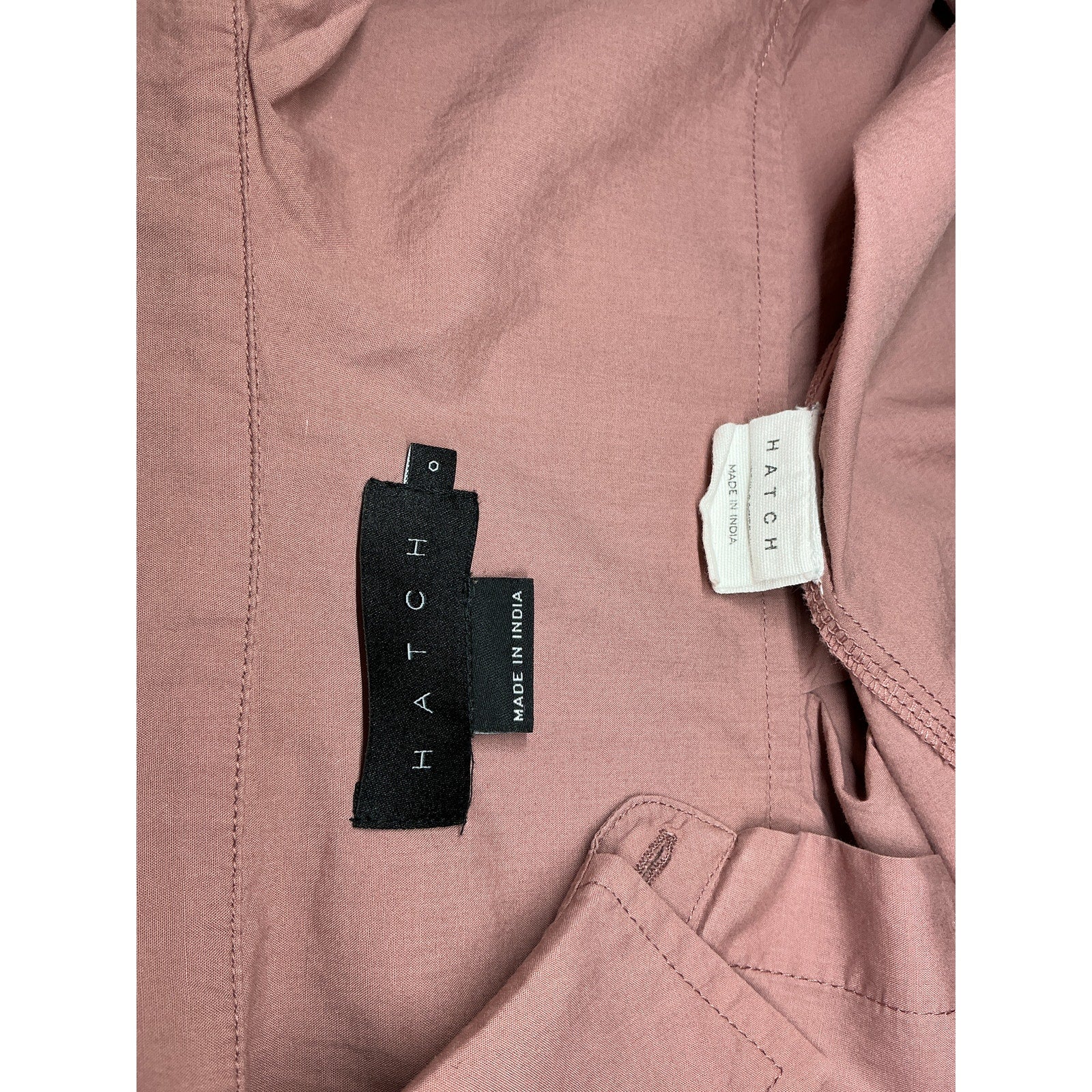 Hatch 'The Classic' Pink Buttondown Blouse Size 0