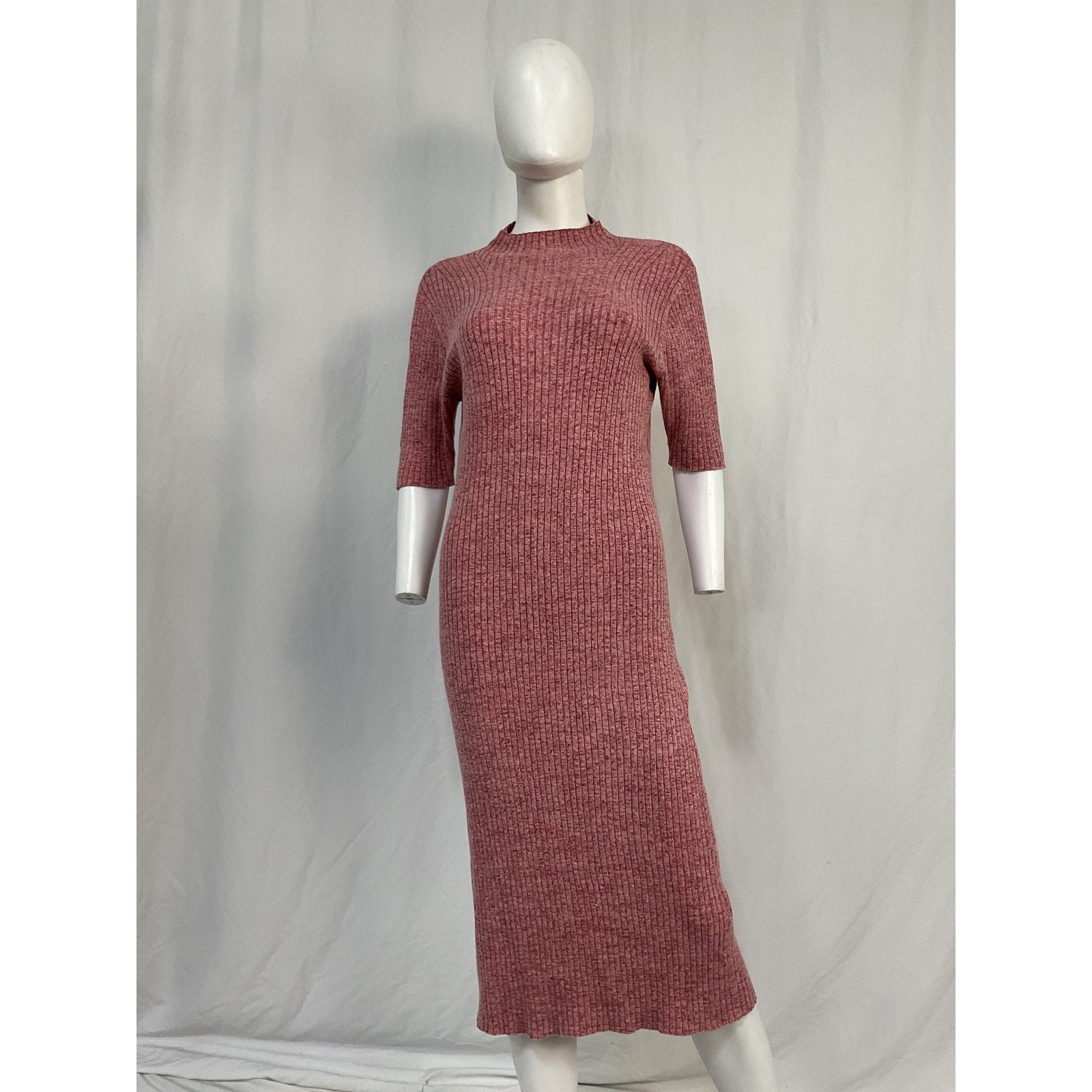 Hatch The 'Penelope' Pink Cotton Knit Dress Size 3