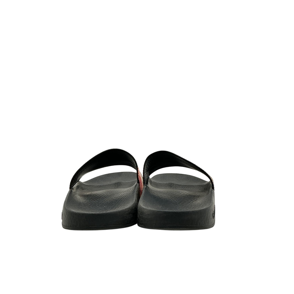 Gucci 'Pursuit' Black Leather Slide Sandal Size 6US / 36EU