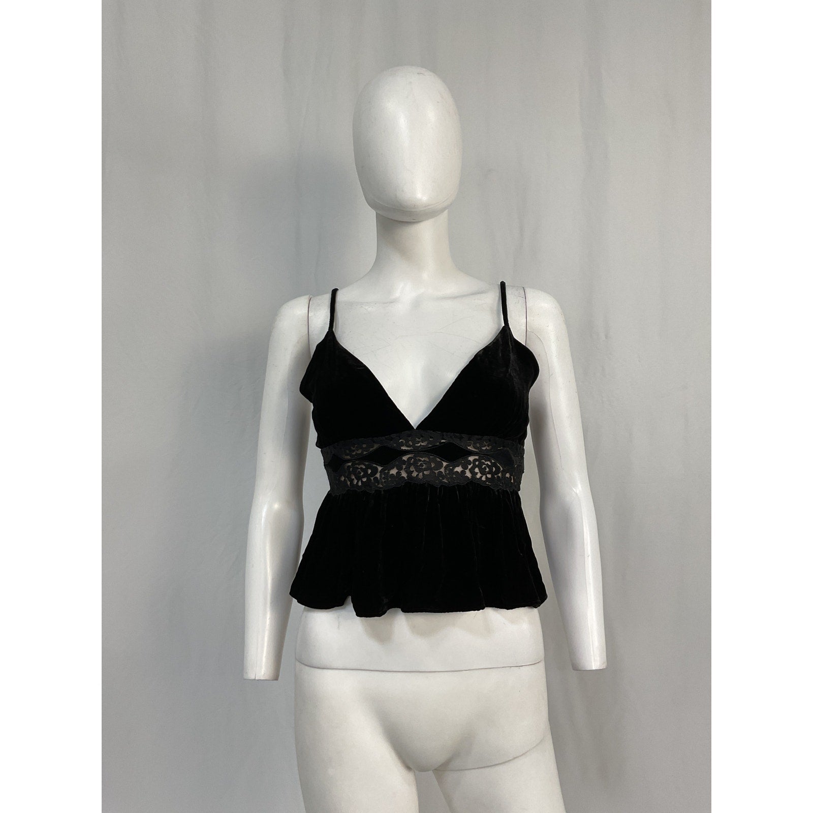 Cami Nyc 'Onia' Black Viscose Cami Top Size 2
