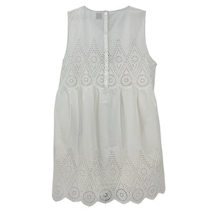 Posse Embroidered White Louisa Mini Dress Size XL