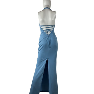 Katie May Elegant Blue Piper Gown Size S