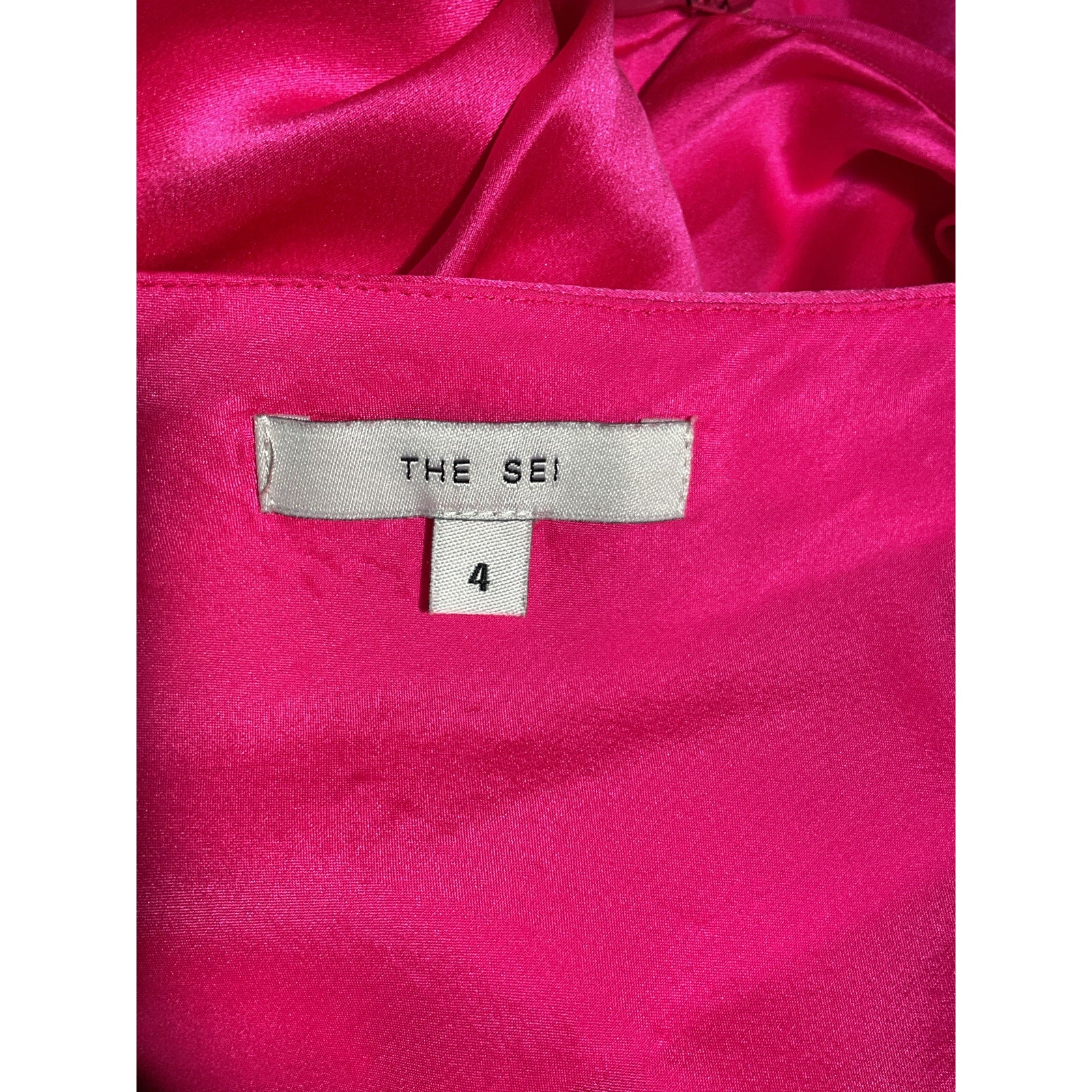The Sei 'For Fwrd' Pink One Shoulder Cut Out Dress Size 4