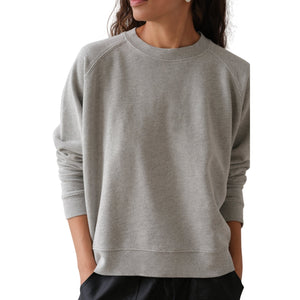 Donni. Cozy Heather Grey Eco Terry Sweatshirt Size S
