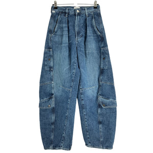 Citizens Of Humanity Utility Blue Flight Pant Denim Jeans Size 23