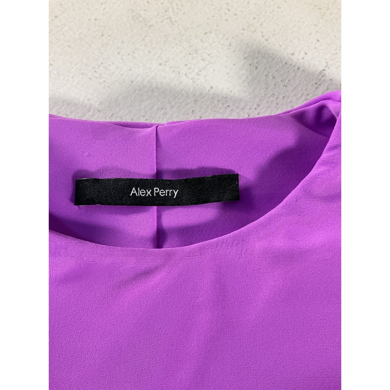 Alex Perry 'Deren' Purple Crop Top Size 4