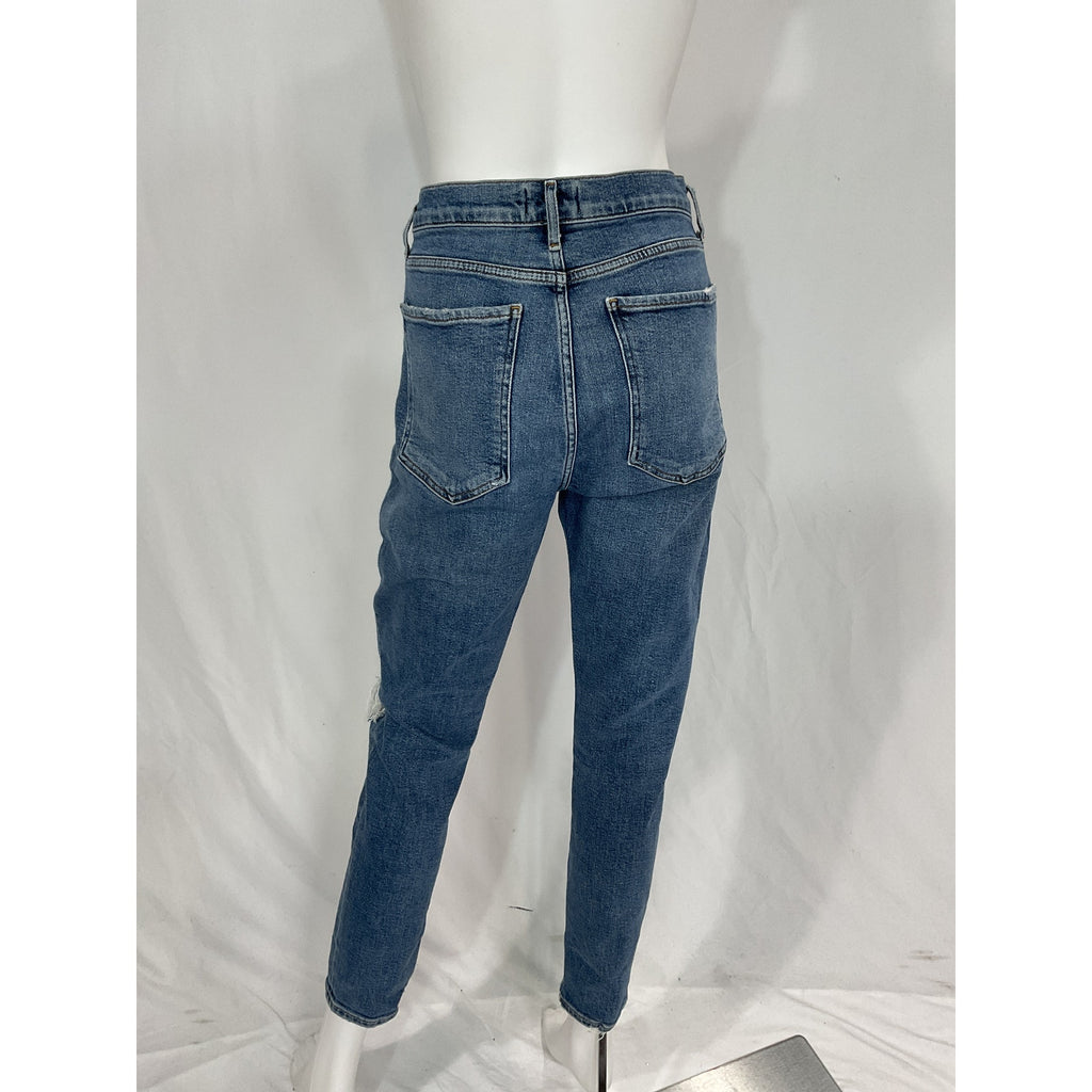 Agolde 'Nico' Blue High Rise Slim Denim Deans Size 29