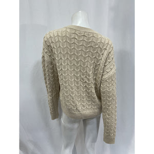 Tularosa 'Hannah' Beige Polyester Sweater Size S
