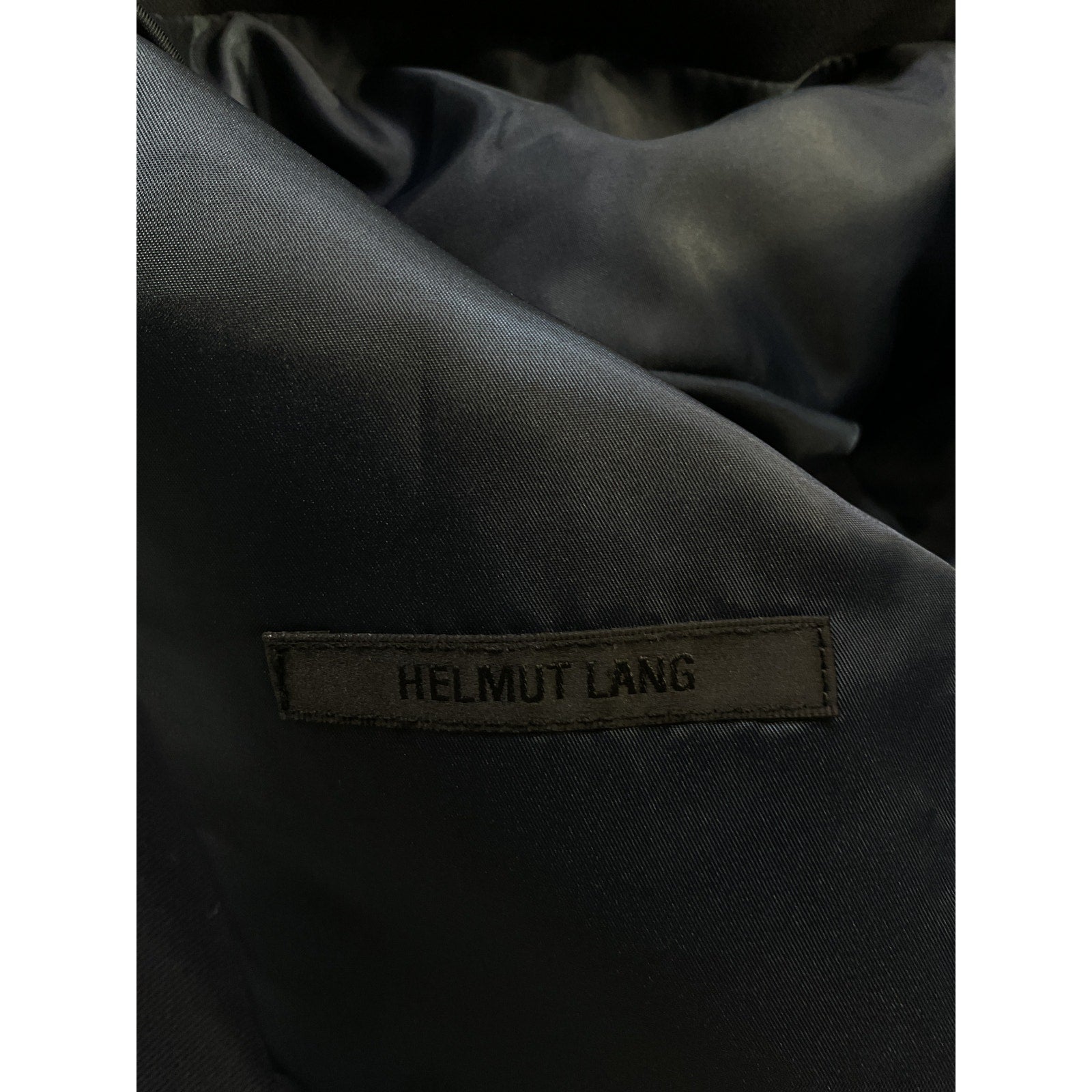 Helmut Lang Relaxed Blue Fit Peak Lapel Wool-Blend Blazer Size 2