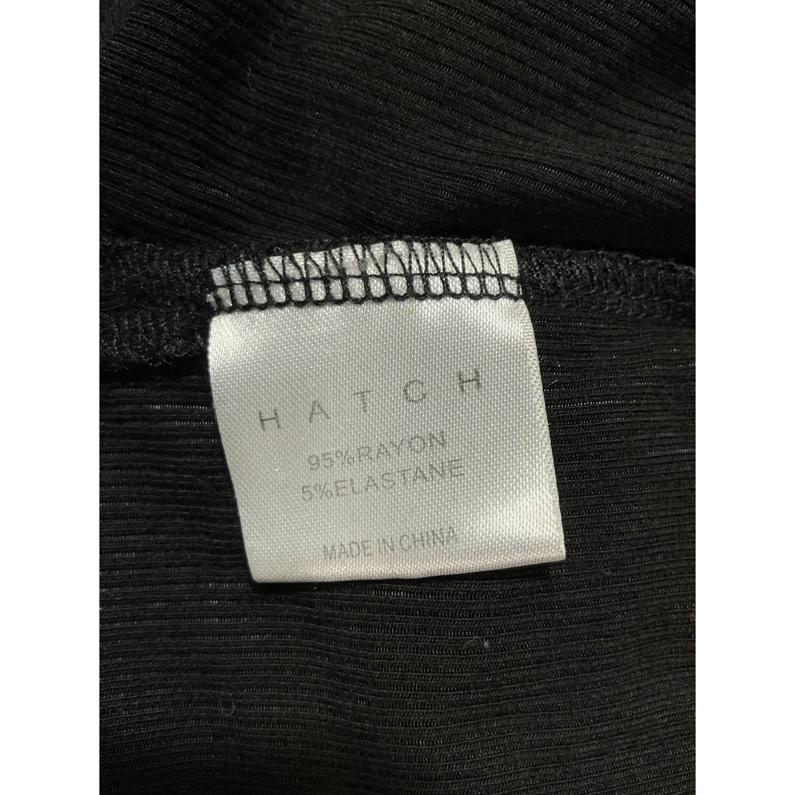 Hatch 'The Softest' Black Rib Nursing Tank Size 1