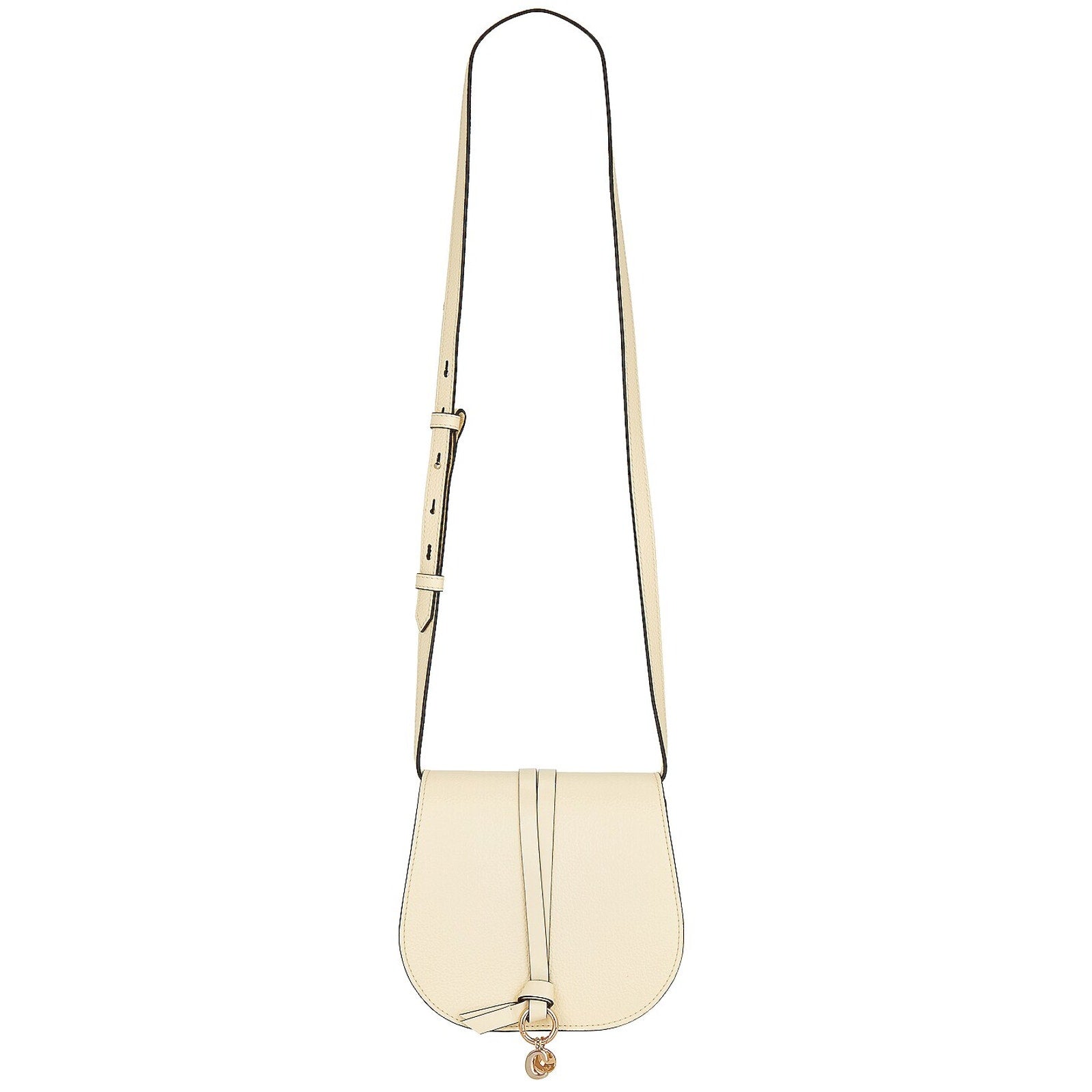 Chlo� 'Alphabet' Beige Leather Crossbody Bag