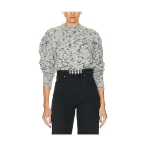 Isabel Marant 'Morena' Grey Acrylic Sweater Size 36