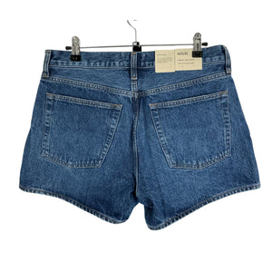 Agolde Classic Blue Parker Long Denim Shorts Size 29