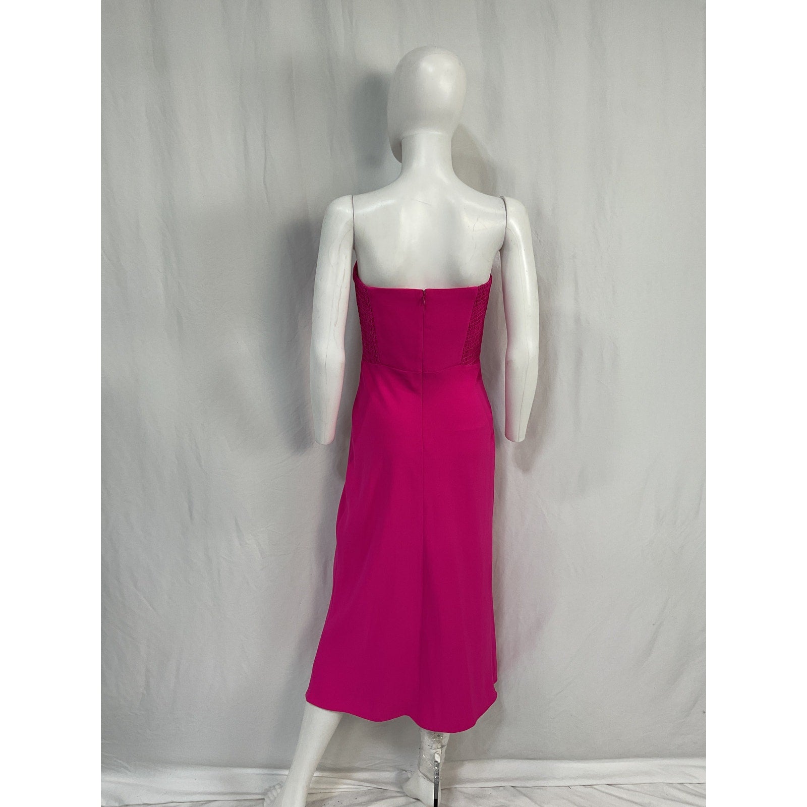 Amanda Uprichard 'Mandy' Pink Midi Dress Size M